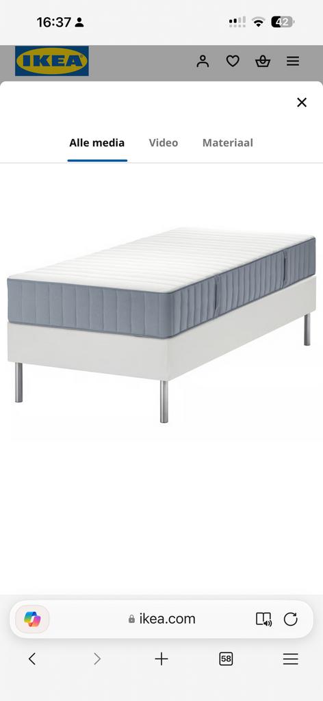 Bed 90x200, Enlèvement, Comme neuf