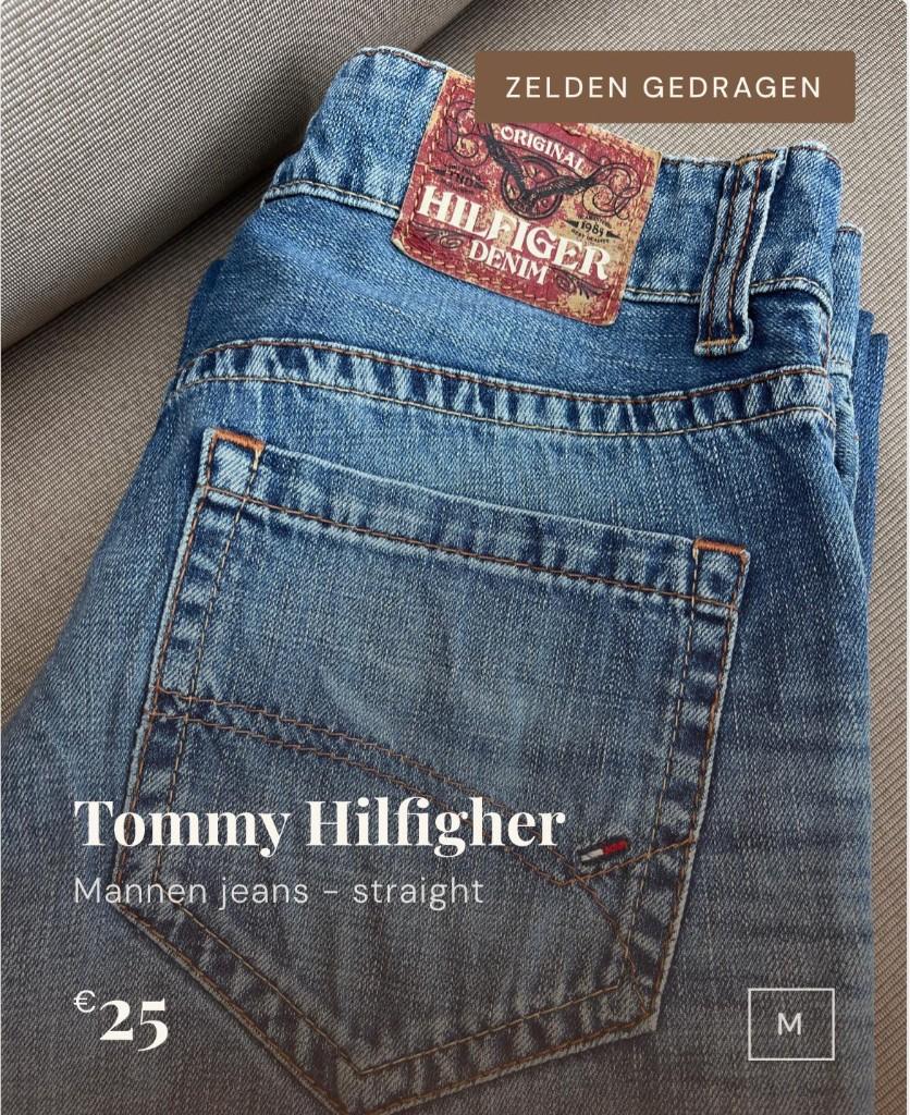 Tommy Hilfigher Denim Wilson NY, Kleding | Heren, Spijkerbroeken en Jeans, Ophalen, Blauw, Overige jeansmaten, Zo goed als nieuw