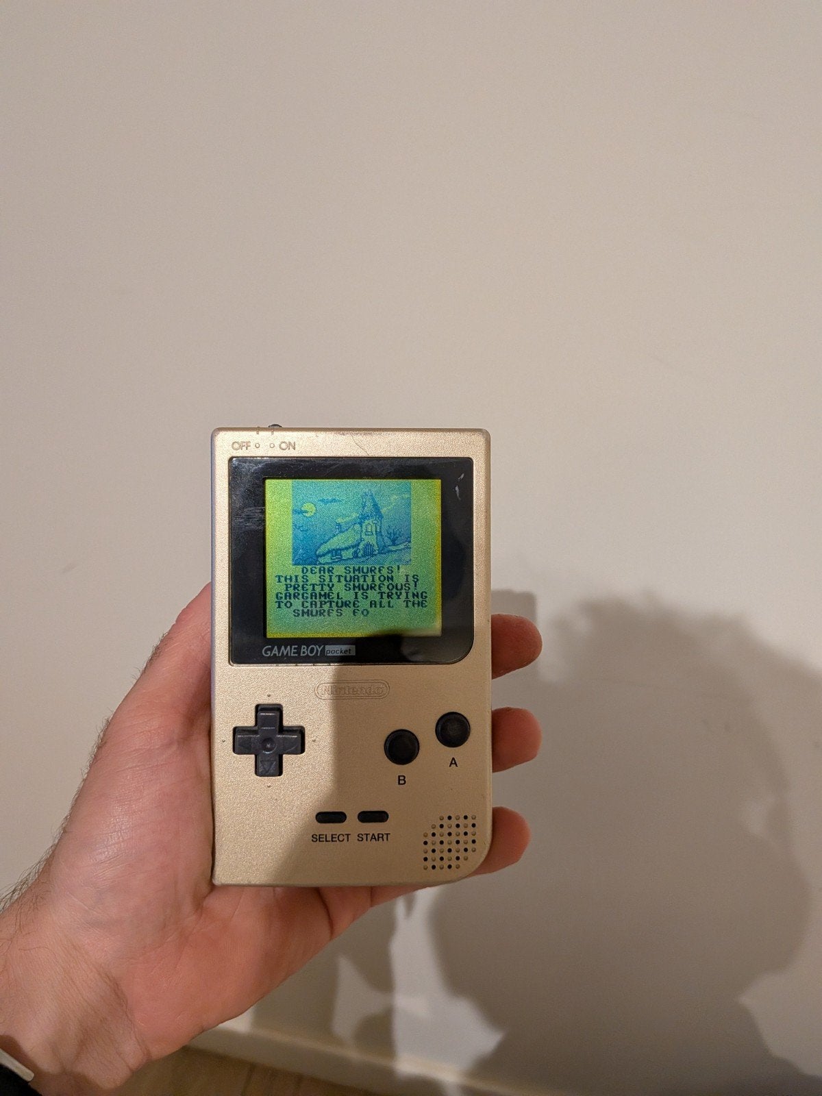 Gameboy Pocket Gold Limited Edition, Consoles de jeu & Jeux vidéo, Enlèvement ou Envoi, Utilisé, Game Boy Pocket