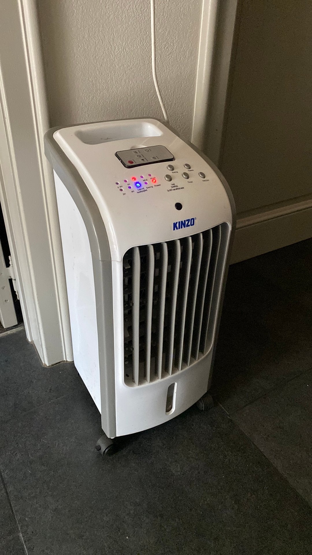 Koelventilator met ijskoeling en waterbak, Ophalen, Zo goed als nieuw