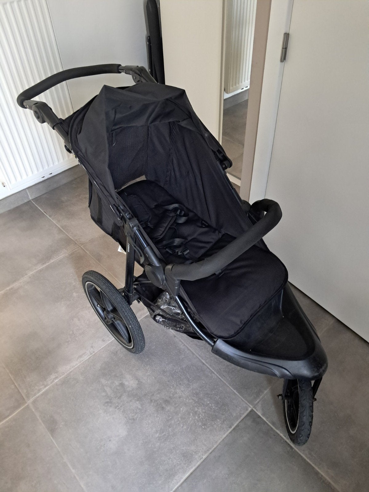 hauck Runner 2:  3-Wiel Buggy met XL Luchtbanden, Kinderen en Baby's, Ophalen, Gebruikt, Overige merken, Regenhoes
