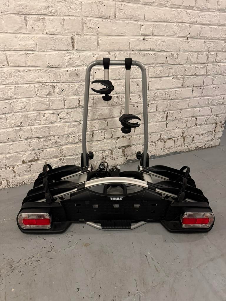Porte-vélos THULE EuroWay 921 (2 vélos), Autos : Divers, Porte-vélos, Enlèvement, 2 vélos, Comme neuf