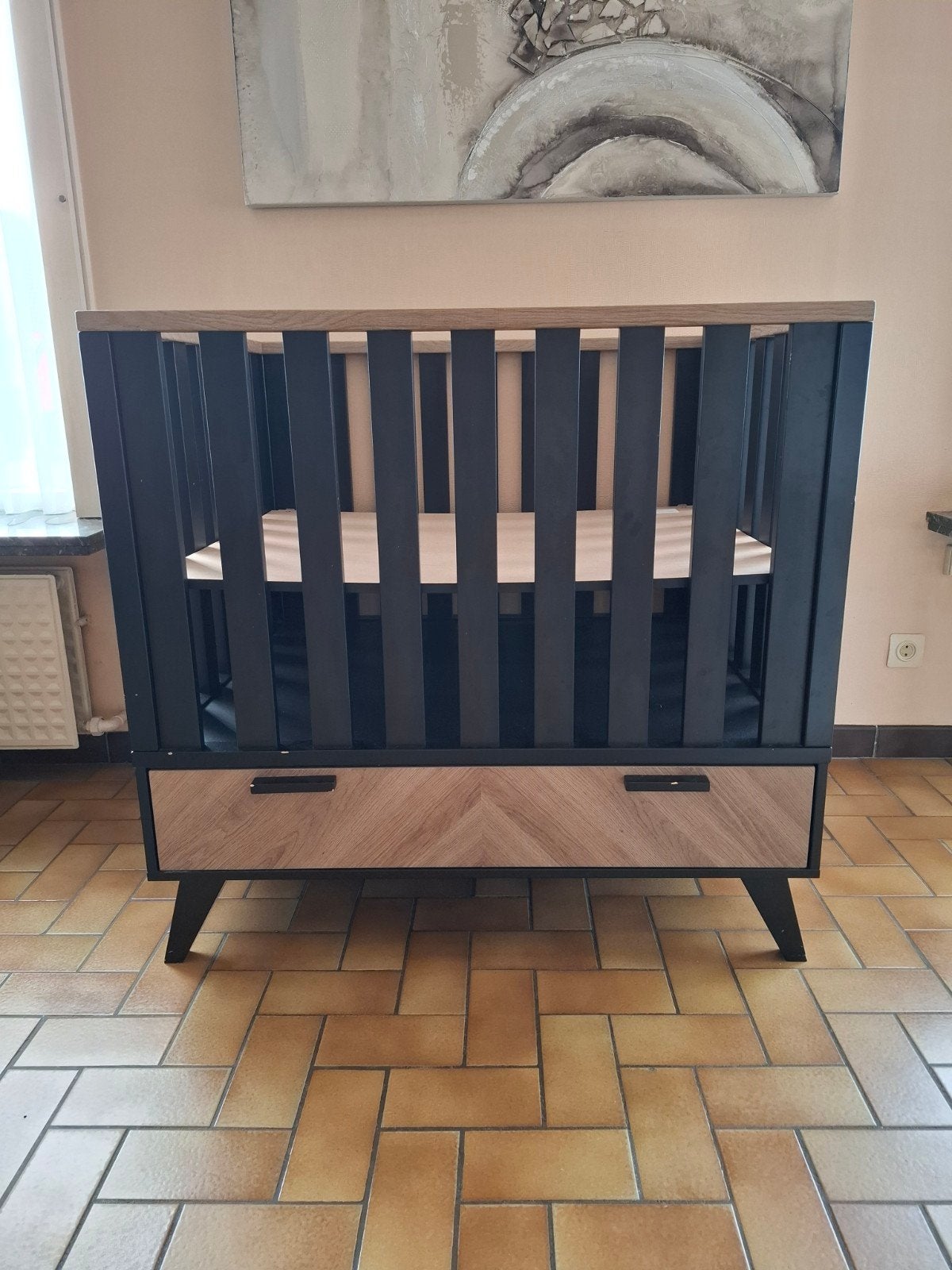Babypark met schuif, Ophalen