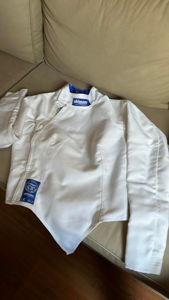 Fencing jacket UHLMANN FIE 800 for Women, Enlèvement ou Envoi, Comme neuf, Escrime