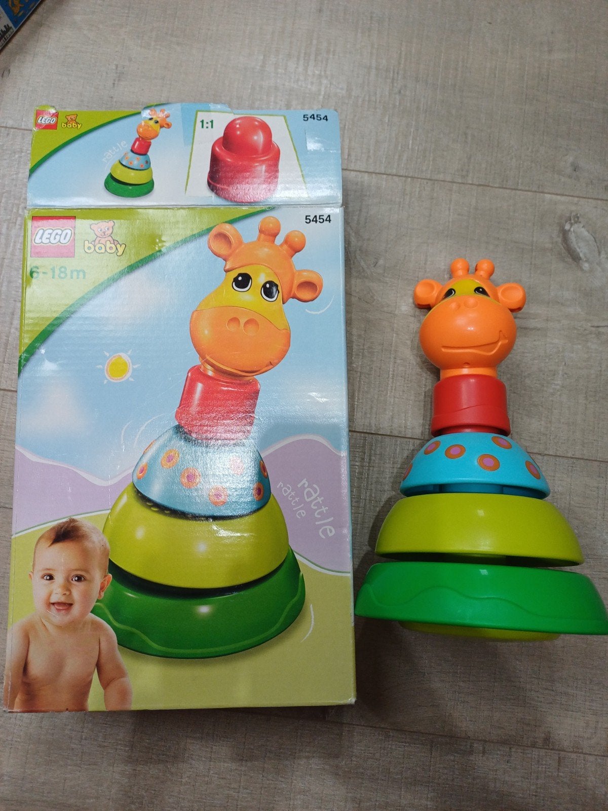 Lego Baby stapel en leer giraf, wiebel, Enlèvement, Comme neuf, Hochet, Sonore