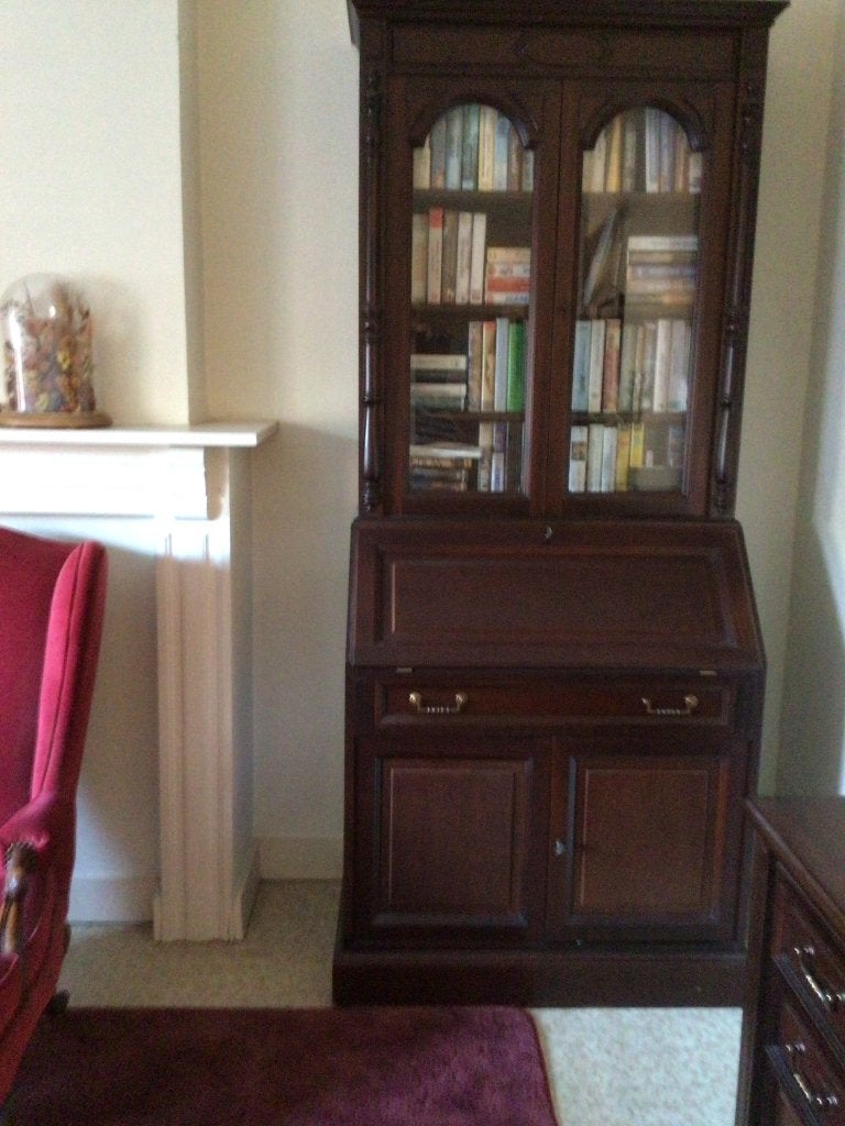 2 secretaire kasten in notelaar, Enlèvement, Comme neuf, Klassiek