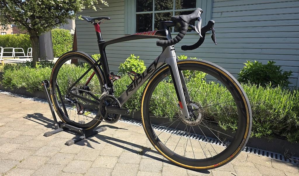 Ridley Noah Fast Ultegra DI2 + Carbon Wheels, Ophalen, Gevl, Gebruikt, Carbon