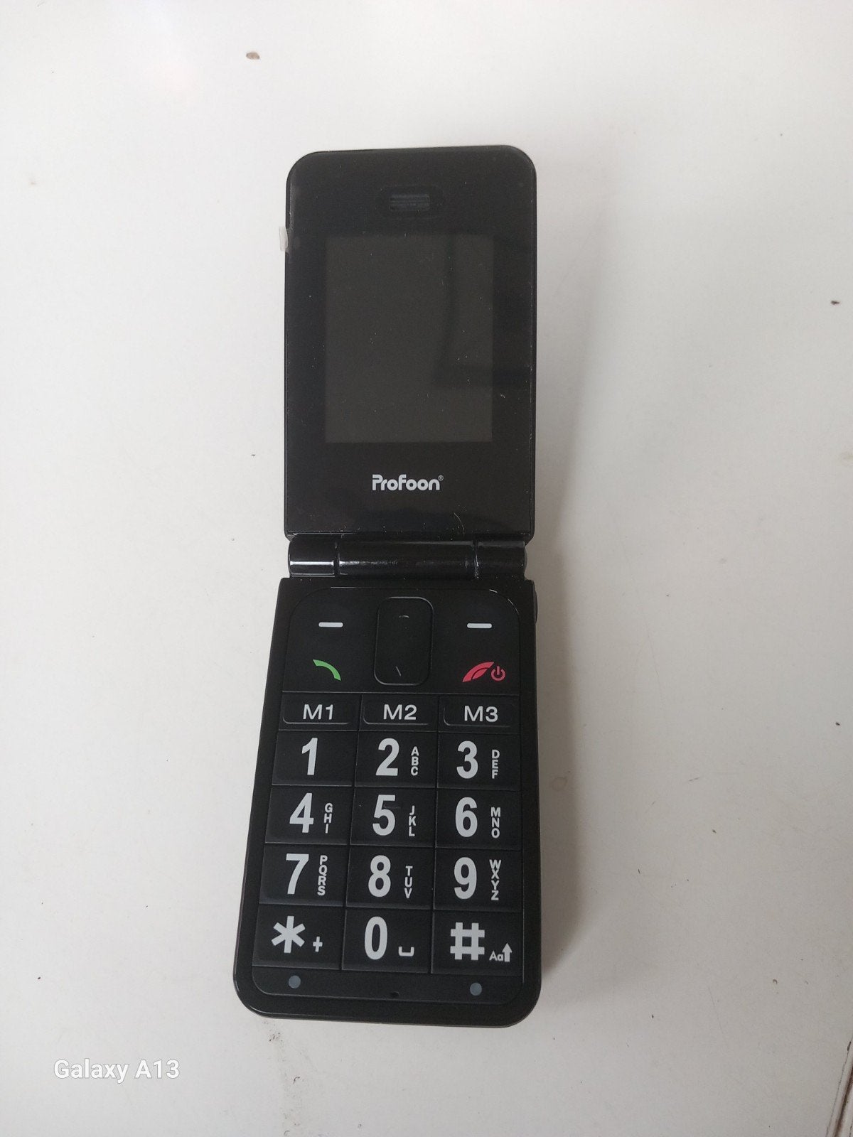 gsm met grote toetsen, Ophalen