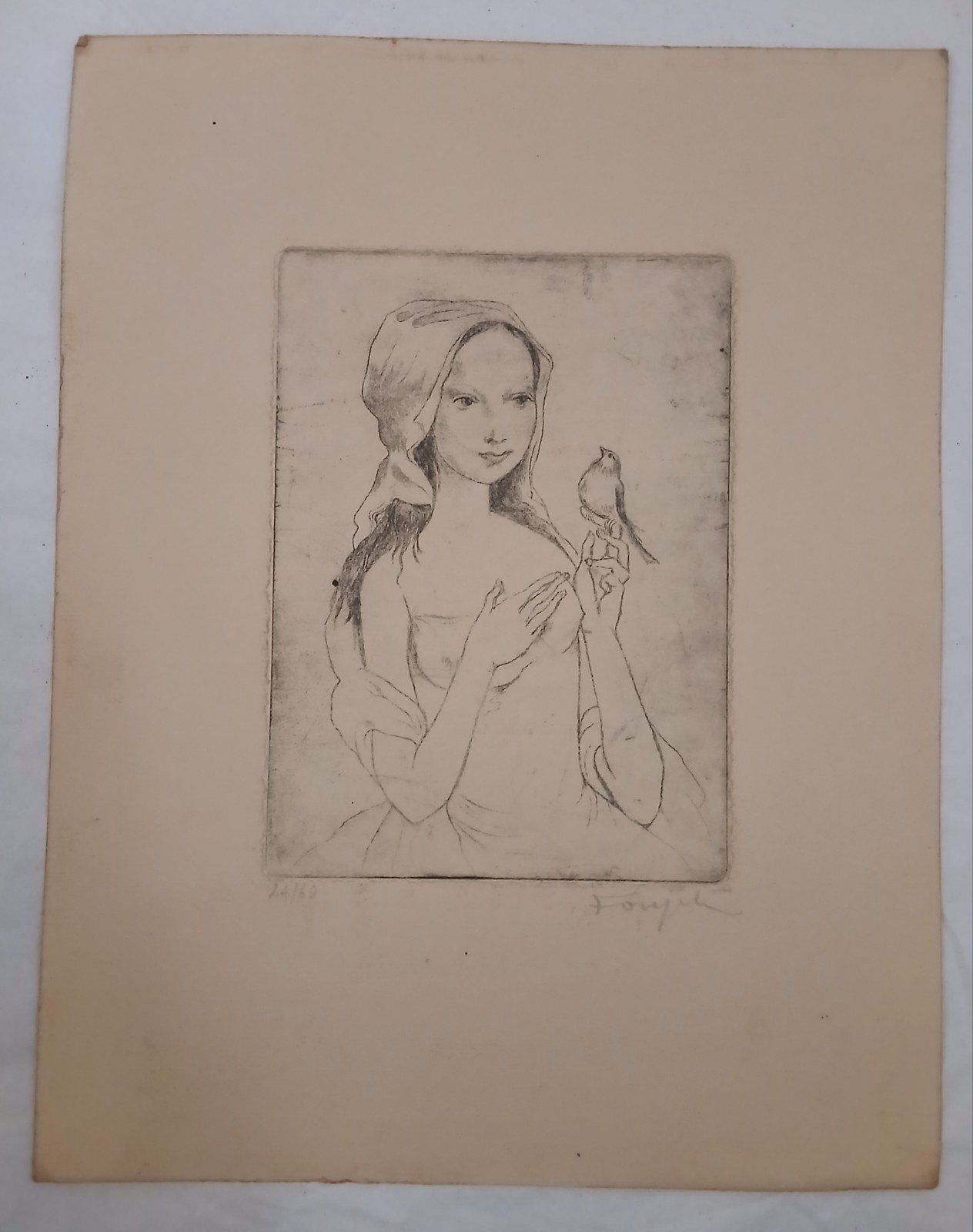 Gravure, Antiquités & Art, Envoi, Eau-forte