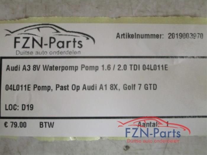 Waterpomp Audi A3 (22729303), Enlèvement ou Envoi, Utilisé