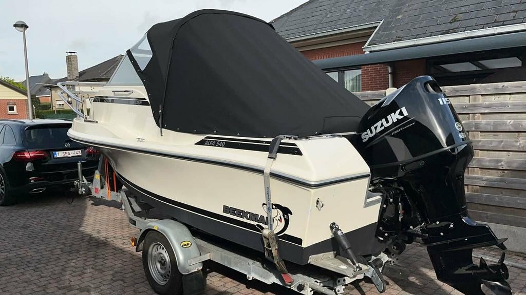 Beekman 540 fish cabin, Watersport en Boten, Vis- en Consoleboten, Ophalen