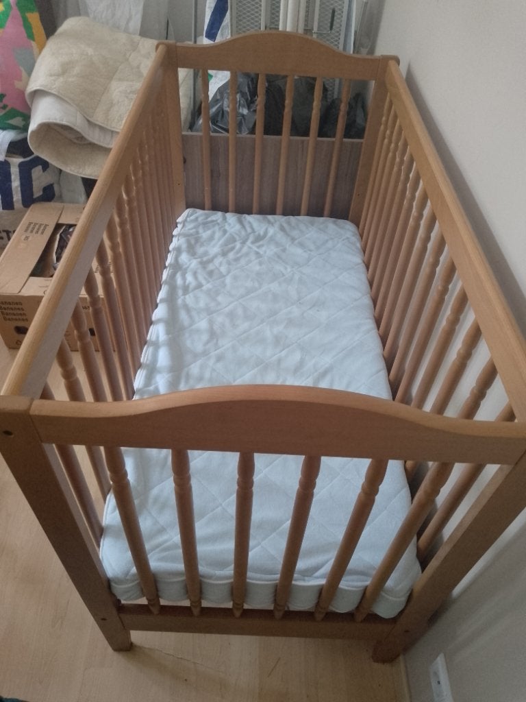 gratis babybed, 85 tot 100 cm, Gebruikt, Minder dan 140 cm, Ophalen