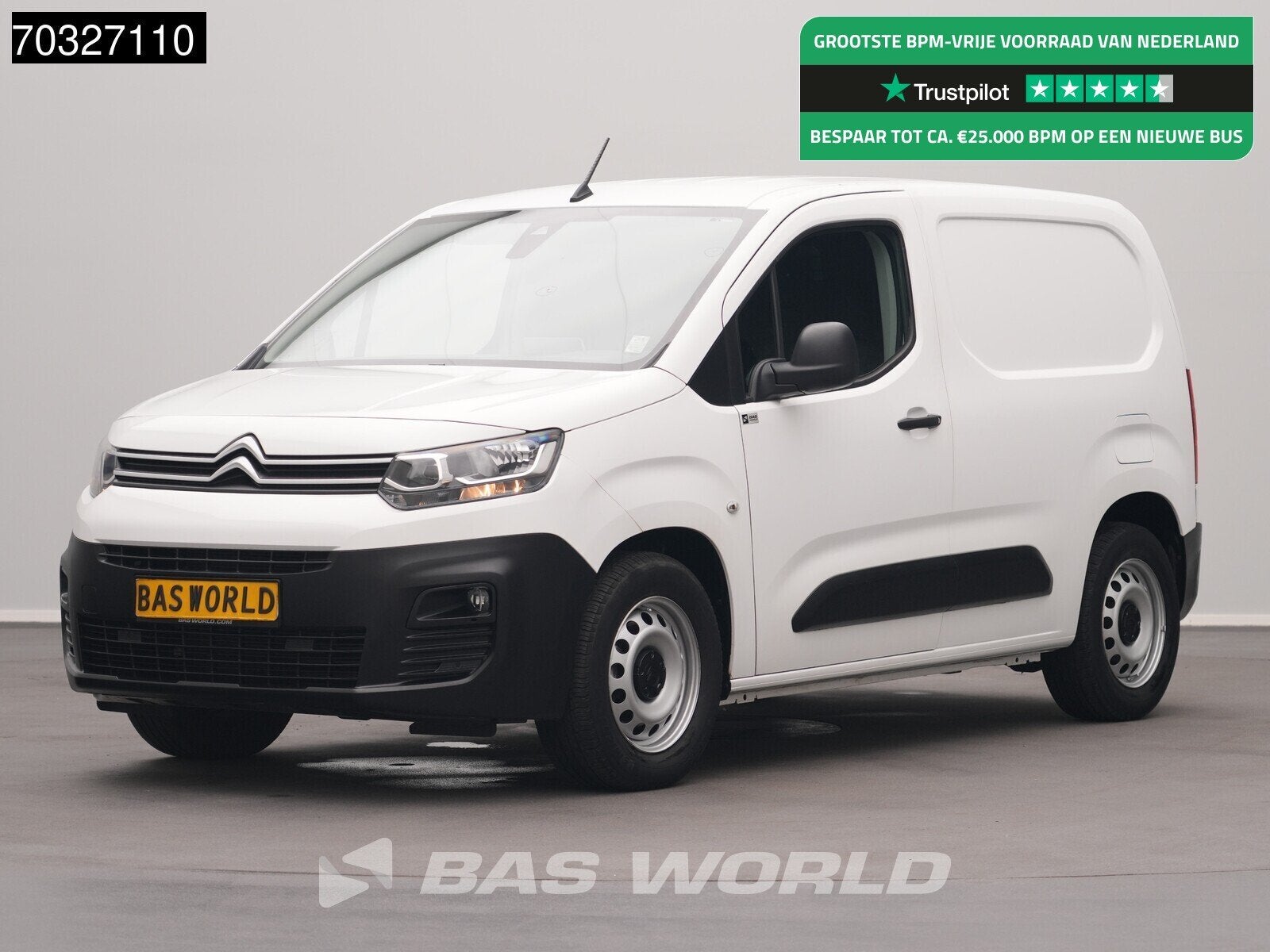 Citroën Berlingo 130pk Benzine Automaat L1H1 Navi Airco Cru, Auto's, Bestelwagens en Lichte vracht, Automaat, Stof, Gebruikt, 1199 cc