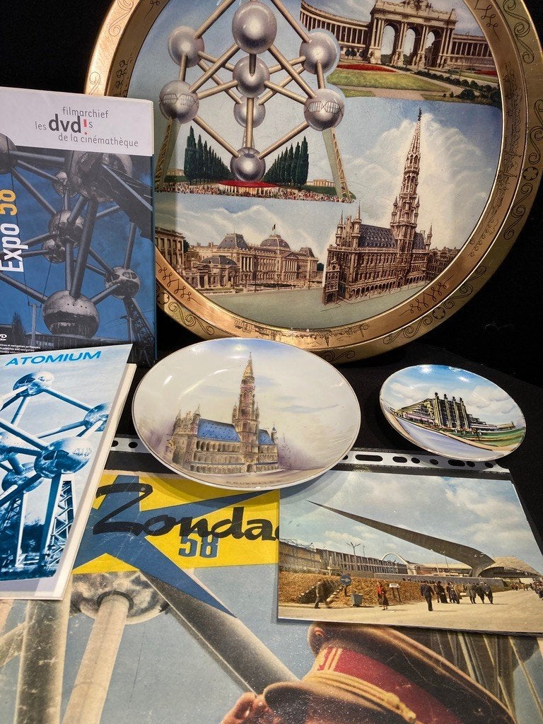 Coffret EXPO 58, Collections, Rétro, Enlèvement ou Envoi, Maison et Meubles