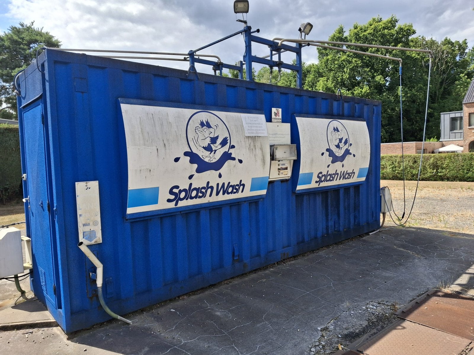 Hand carwash + installatie, Ophalen