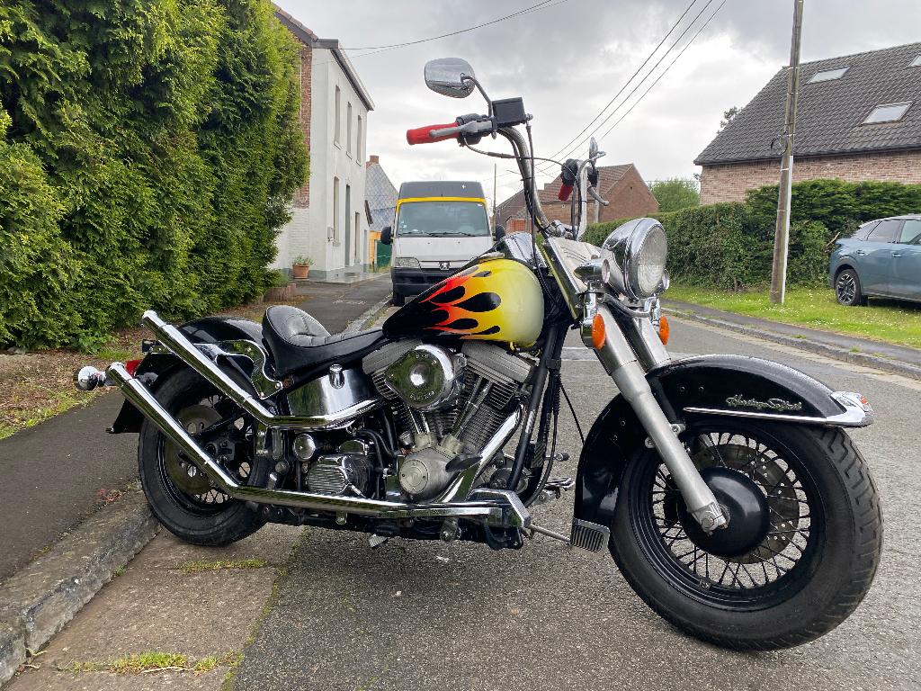 Harley Davidson Softail 1340 Héritage, Occasion, 2 cylindres, Particulier, Permis Moto A2 minimum