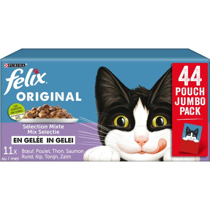 Felix mixte en gelée, Enlèvement, Chat