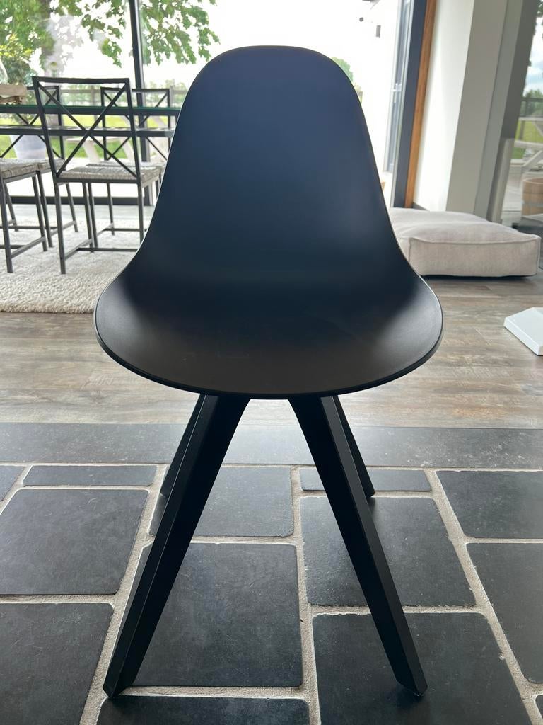 Chaises noires - Set de 6, Enlèvement, Comme neuf