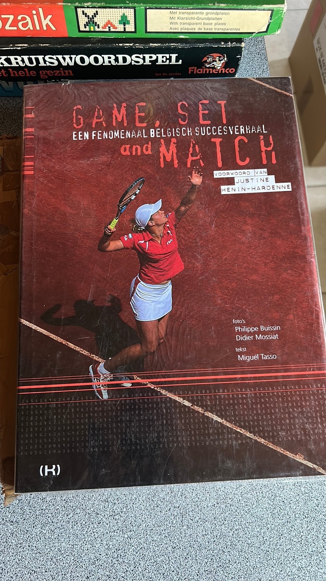 Tennisboek Justine Henin, Enlèvement, Comme neuf