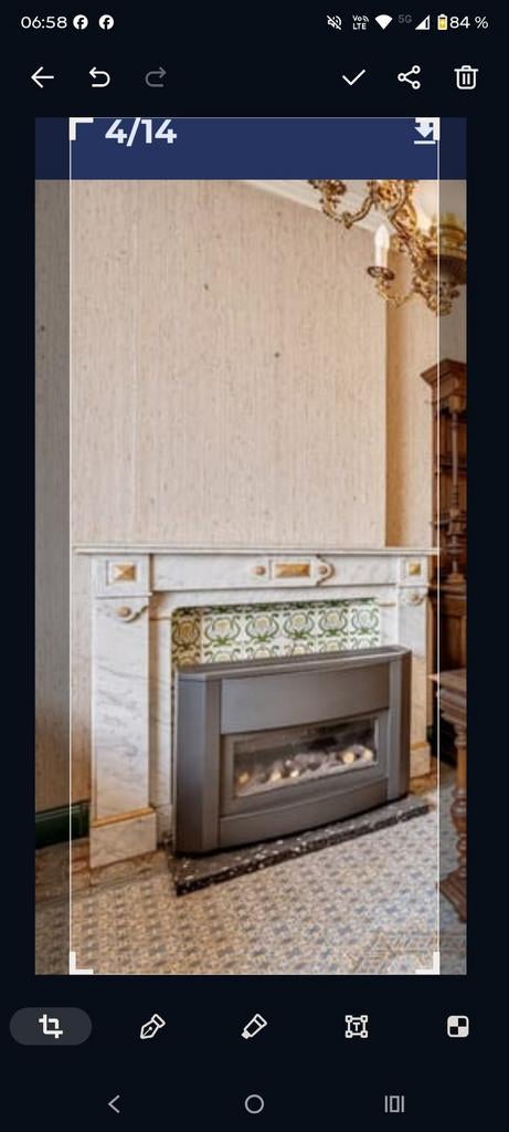Poêle chaudière a gaz a vendre et décorations qui vient avec, Enlèvement