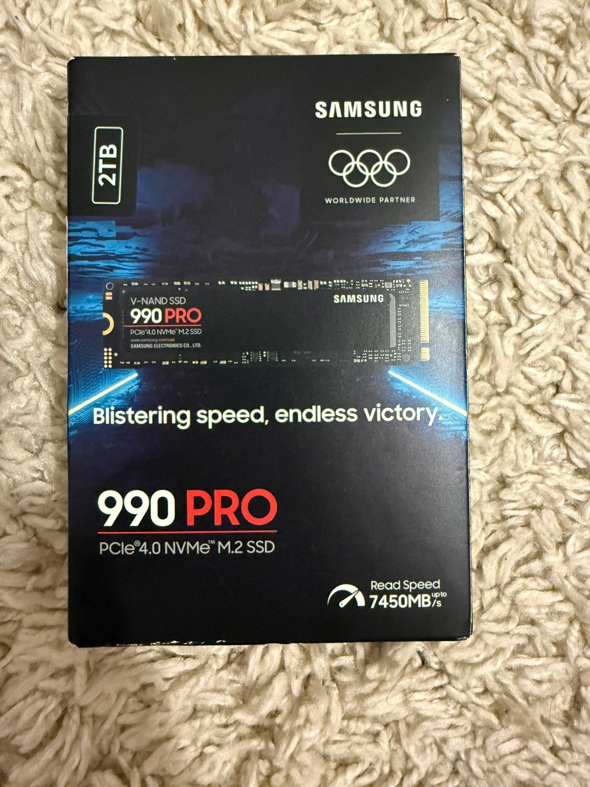 samsung 990 pro 2TB 7450 mb/s ssd, Computers en Software, Harde schijven, Ophalen, Zo goed als nieuw, Laptop, SSD