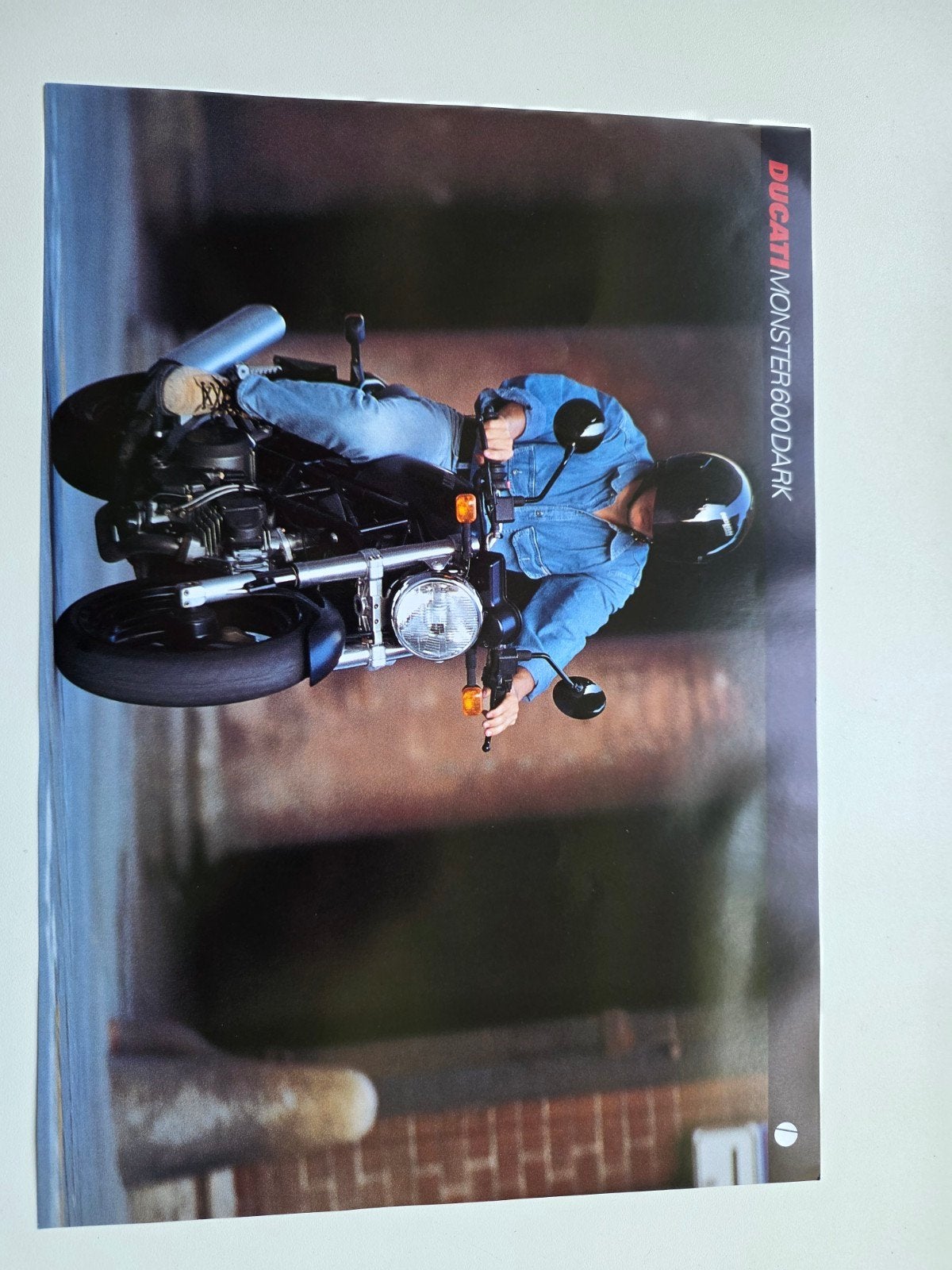 Ducati Monster originele folder, Motoren, Ophalen, Ducati