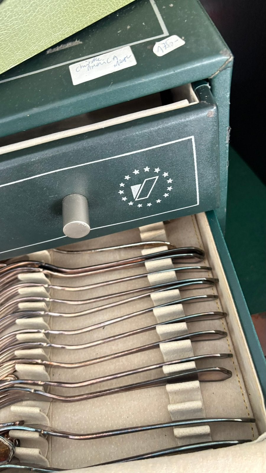 Christofle verzilverde bestekset, Antiek en Kunst, Antiek | Bestek, Ophalen of Verzenden