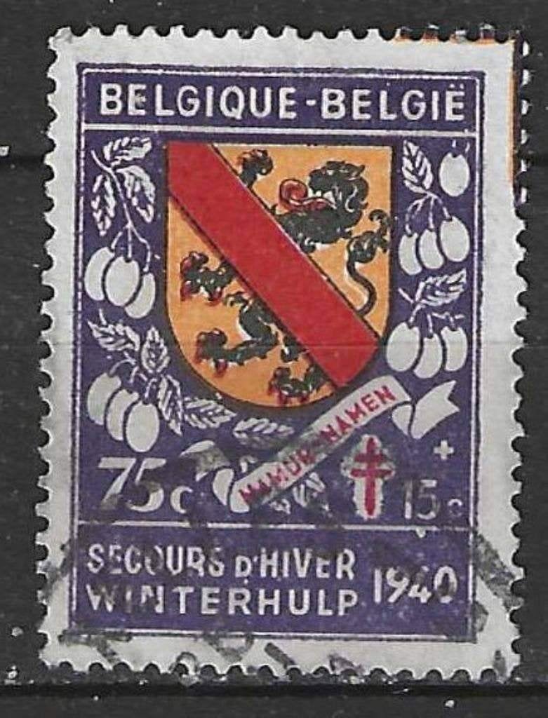 Belgie 1940 - Yvert/OBP 542 - Winterhulp - Namen (ST), Postzegels en Munten, Verzenden, Gestempeld, Gestempeld