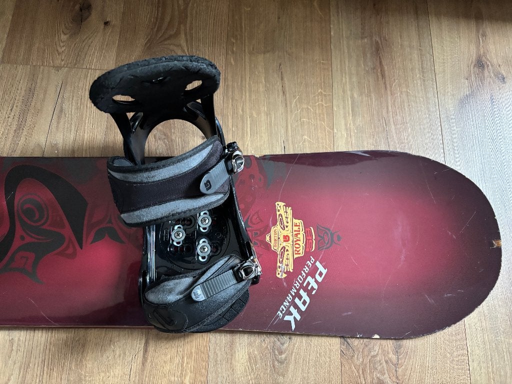 Vintage Burton Royale 158 met Burton Custom-bindingen, Ophalen, Gebruikt, Board
