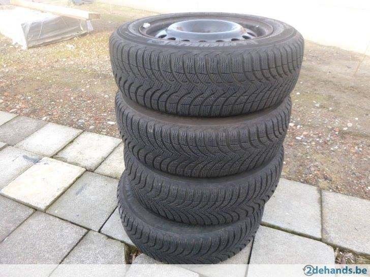 Winterbanden op velg, Auto-onderdelen, Banden en Velgen, Ophalen, Gebruikt, 15 inch, Banden en Velgen