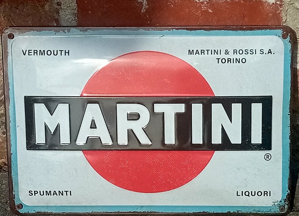 Reclamebord  Martini, Ophalen of Verzenden, Gebruikt, Reclamebord