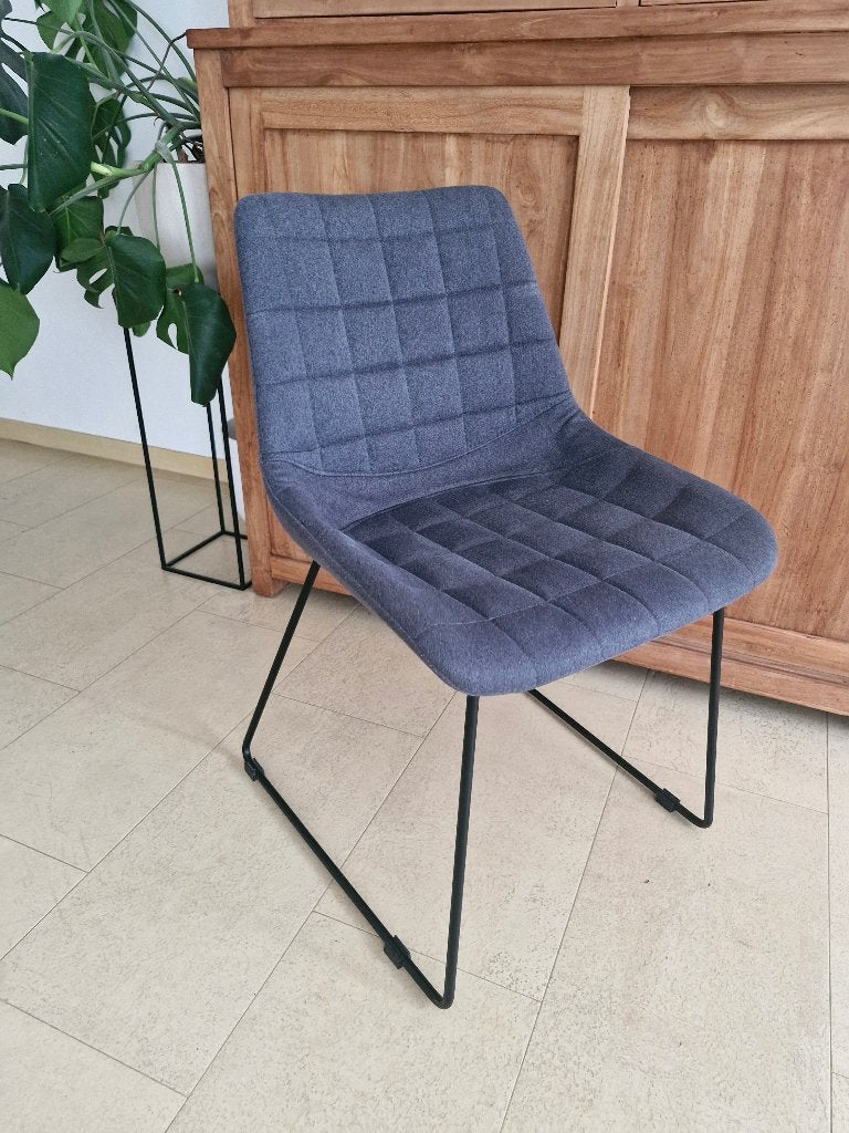 Stoel eetkamer, Maison & Meubles, Chaises, Enlèvement, Utilisé, Gris, Cinq, Six Chaises ou plus