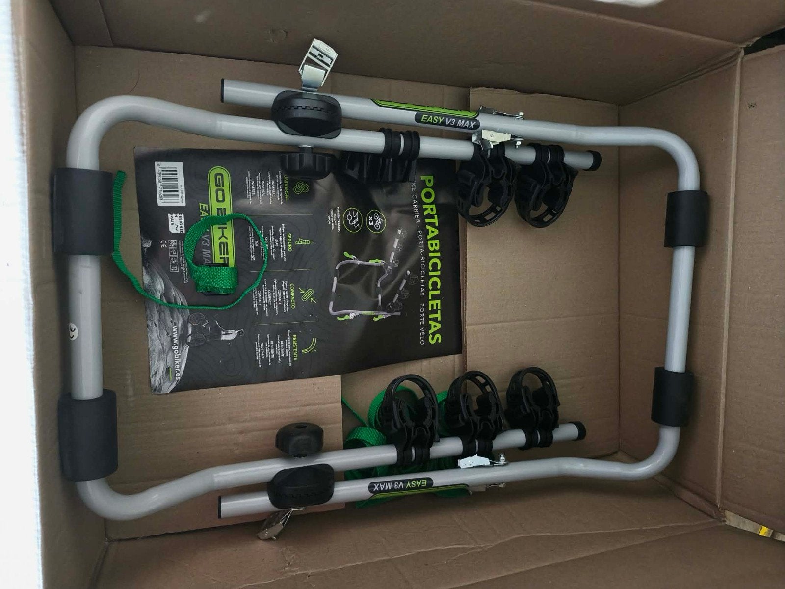 porte vélo neuf, Auto diversen, Fietsendragers, Ophalen, 3 fietsen of meer, Nieuw, Achterklepdrager