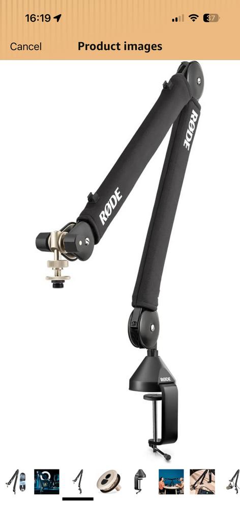RØDE PSA1+ bras de microphone studio + câble XLR – état neuf, Muziek en Instrumenten, Ophalen, Nieuw
