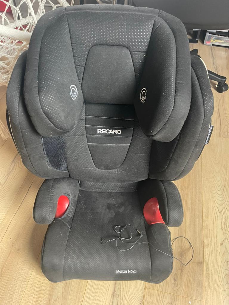 Autostoel recaro monza nova, Kinderen en Baby's, Autostoeltjes, Gebruikt, Verstelbare rugleuning, 9 t/m 36 kg, Isofix