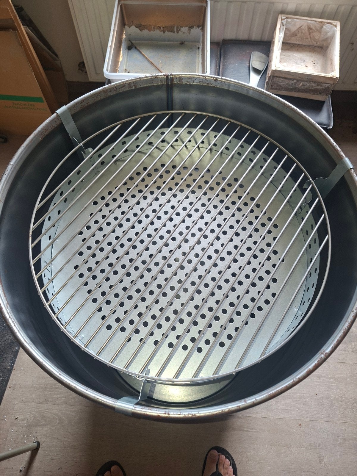 Barbecue dans un tonneau, Jardin & Terrasse, Enlèvement