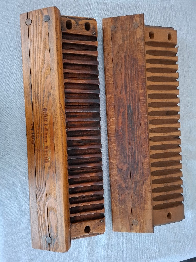 Antieke houten sigarenmal Welker & Wimmer Wiesloch, Antiek en Kunst, Ophalen