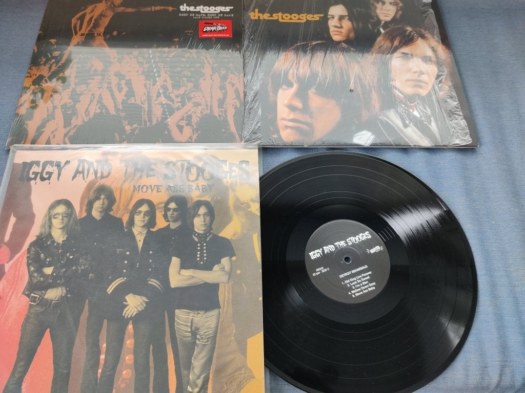 Lot stooges (iggy pop, allen perfecte staat, punk), Reissue, Ophalen of Verzenden, LP