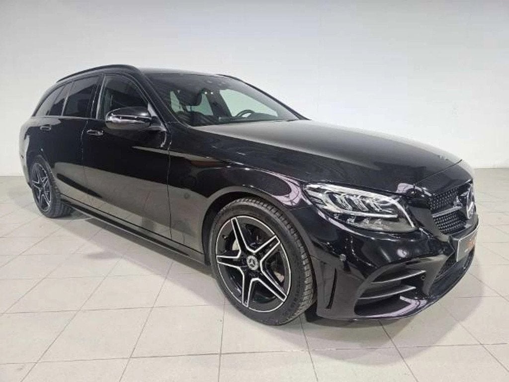 Mercedes-Benz C-CLASS 180 C 180 Business Solution AMG, Autos, Cuir, Euro 6, Boîte manuelle, Noir