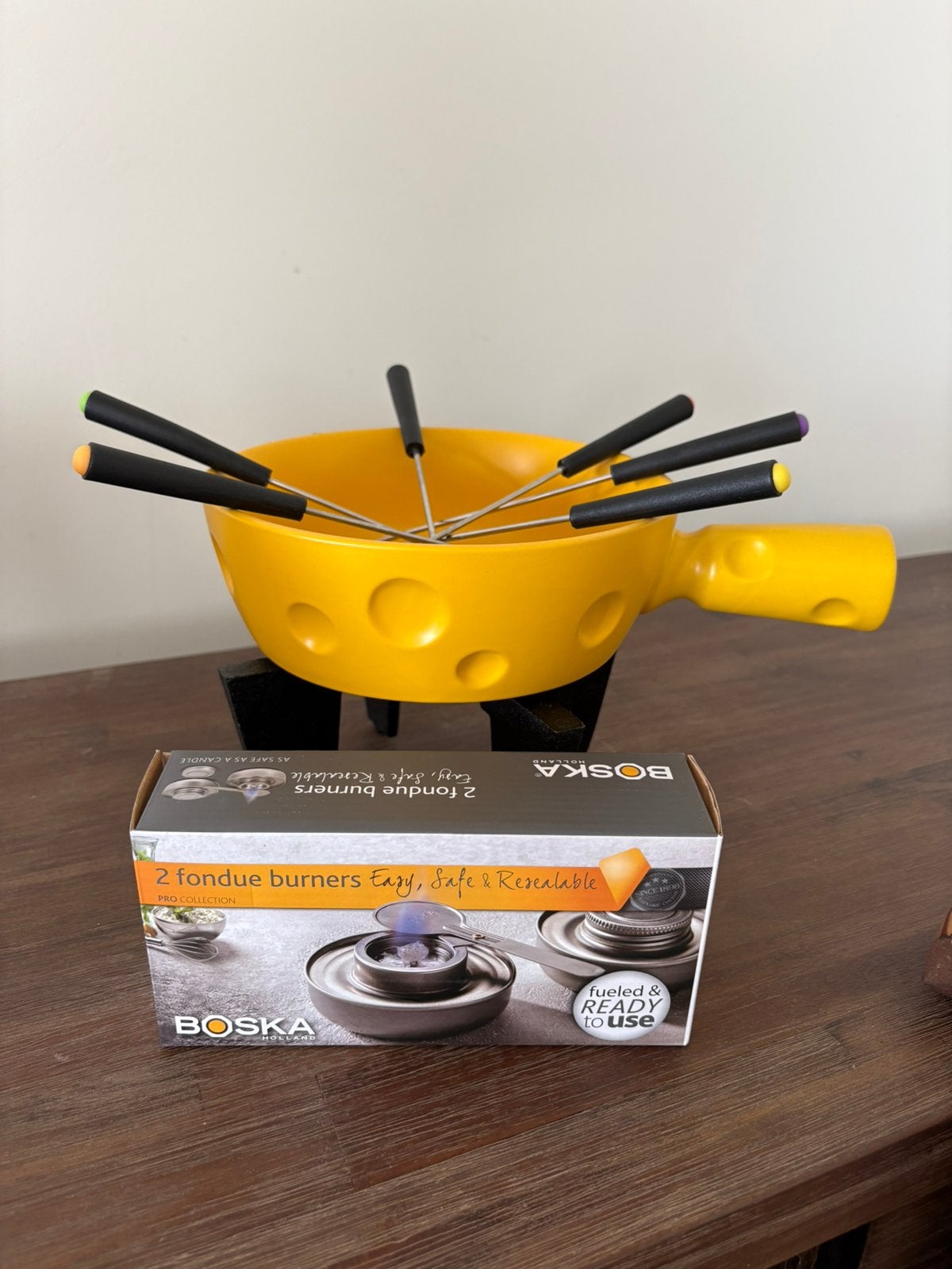 Fondueset, Elektronische apparatuur, Fonduesets, Ophalen, Zo goed als nieuw, Fondueset
