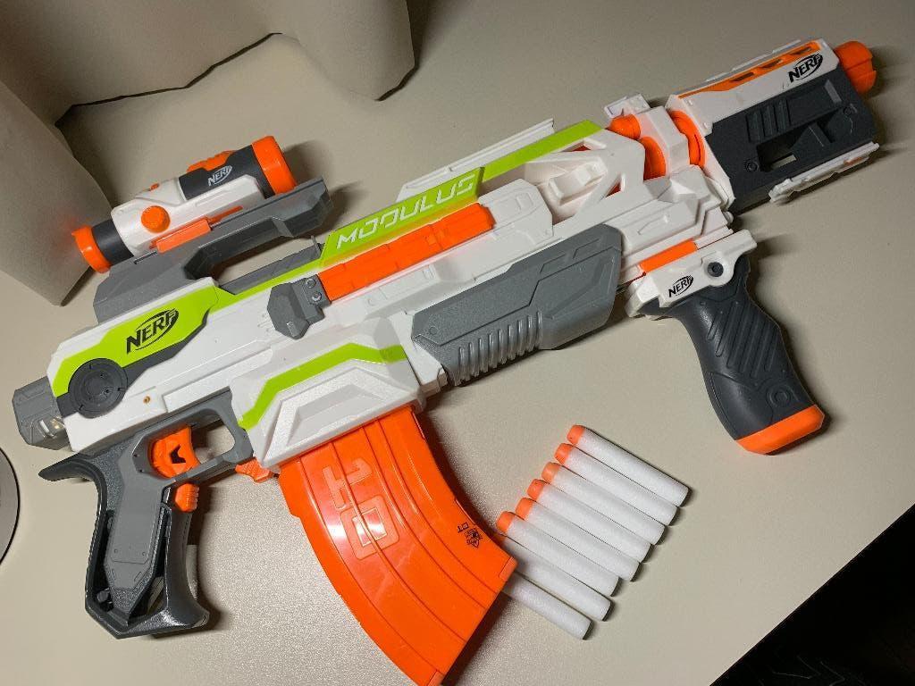 NERF N-Strike Modulus ECS-10, Enfants & Bébés, Jouets | Extérieur | Jeu d'action, Comme neuf, Enlèvement ou Envoi