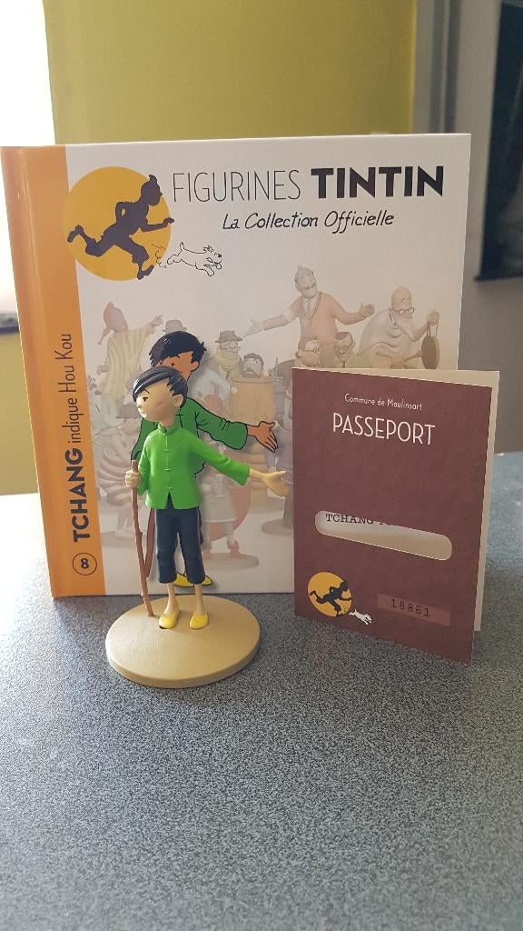 tintin figurine officielle 9 sous blister, Enlèvement, Tintin