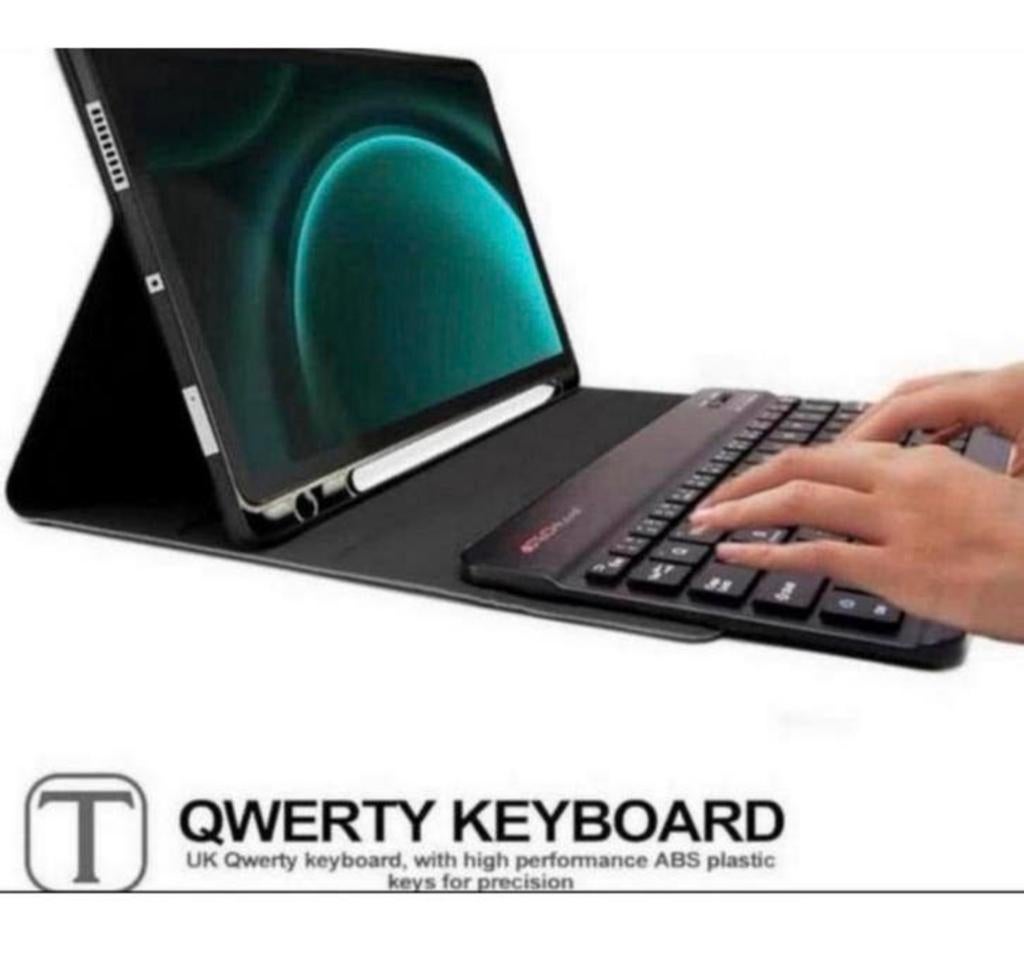 Clavier et étui Samsung Tab S9 FE 10.9" SM-X510 X516 X710, Informatique & Logiciels, Housses pour tablettes, Neuf, Protection faces avant et arrière