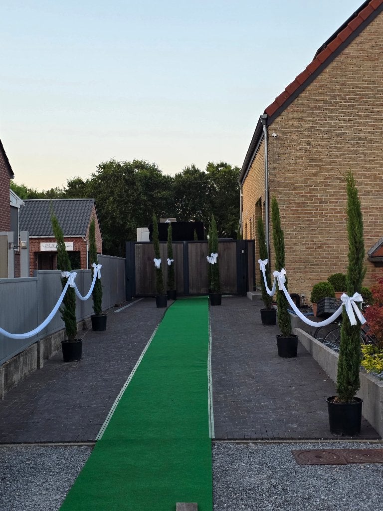 tapijt - groene loper voor buiten, Neuf, 200 cm ou plus, 50 à 100 cm, Stijlvol tapijt op rol, 1 meter breed, totaal ca. 30 meter