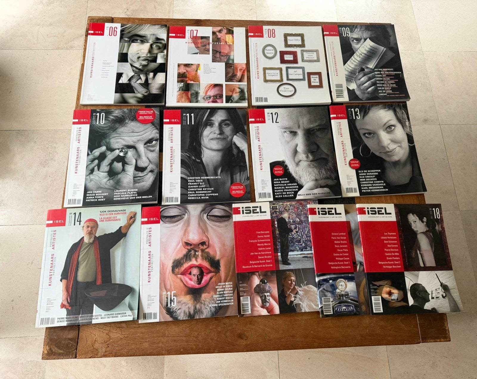 mooie reeks ISEL – kunst – nr. 6 t/m 18, Boeken, Ophalen, Zo goed als nieuw