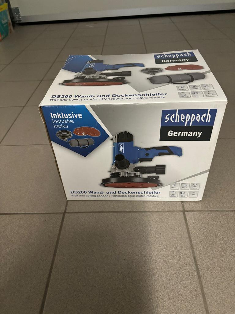 Wand/ plafondschuurmachine, Doe-het-zelf en Bouw, Ophalen, Gebruikt, 600 tot 1200 watt, Vlakschuurmachine