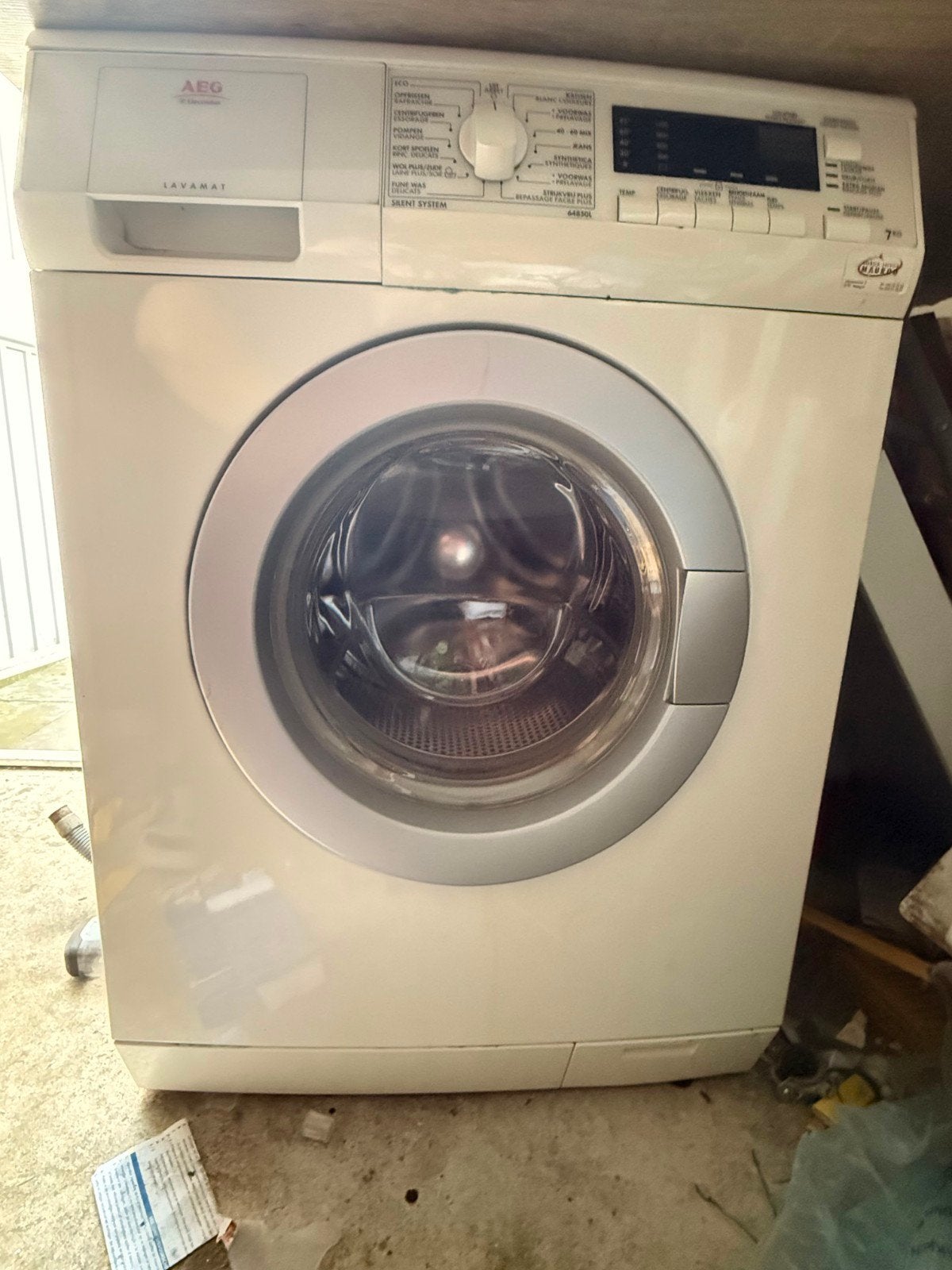 washing machine, Ophalen