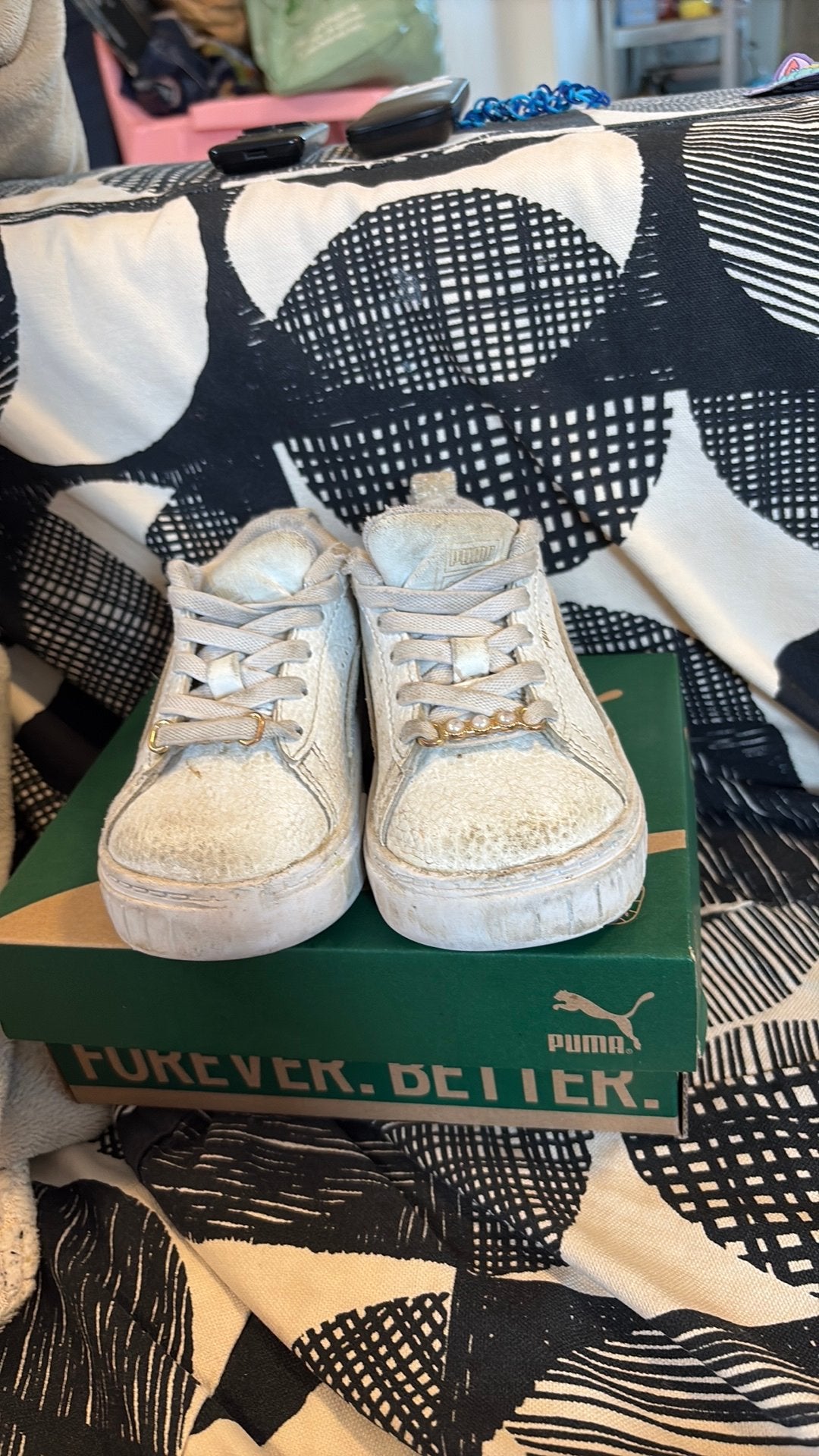 Puma schoenen, Gebruikt, Meisje, Overige typen, Ophalen of Verzenden