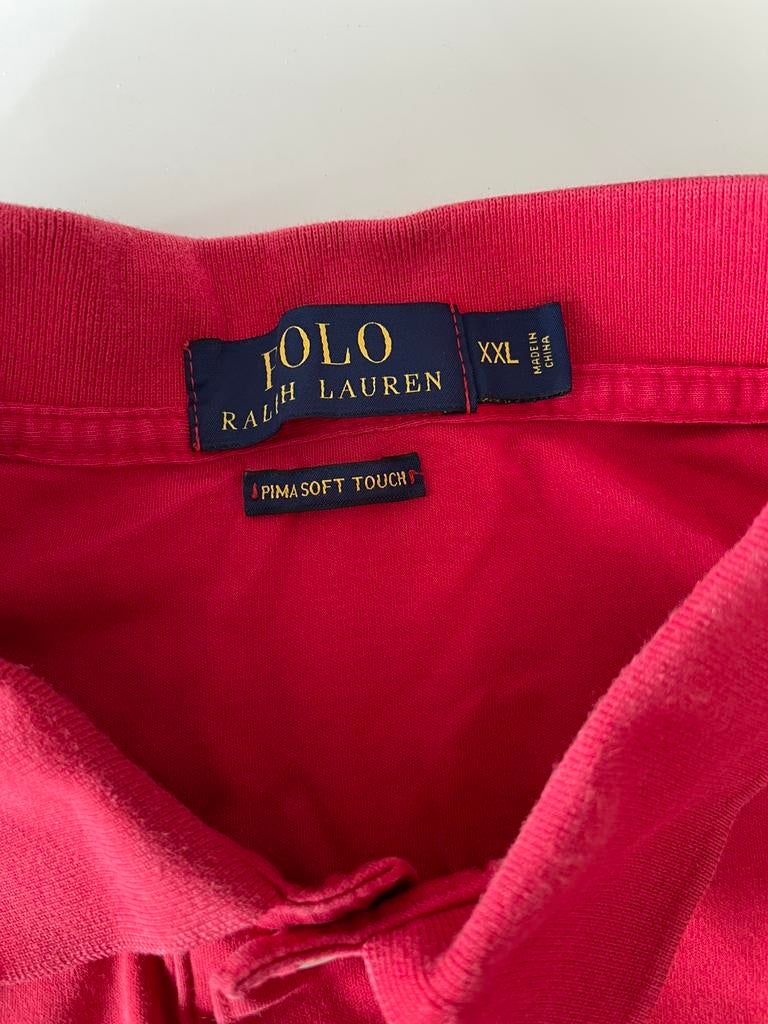 Ralph Lauren. Polo. XXL, Envoi, Rouge