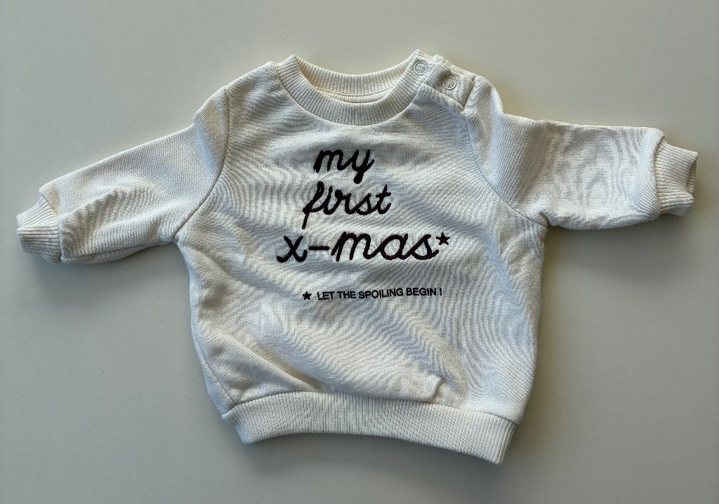 Kersttruitje baby maat 56, Enfants & Bébés, Vêtements de bébé | Taille 56, Garçon ou Fille, Pull ou Veste, JBC, Enlèvement